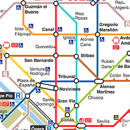 Madrid Subway Map