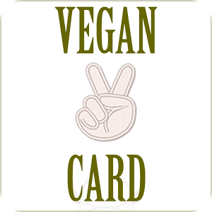 My Vegan Card