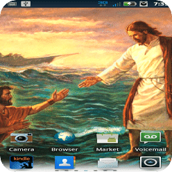 Jesus On Water Live Wallpaper
