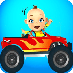 婴儿怪物卡车游戏 - 汽车