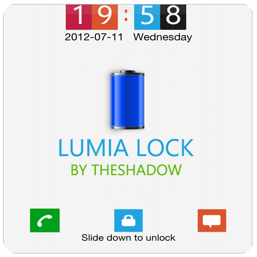 Lumia Lock Screen Theme