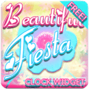 Beautiful Fiesta Clock Widget