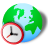 3D world clock global time