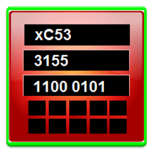 DEC HEX BIN ASCII Converter