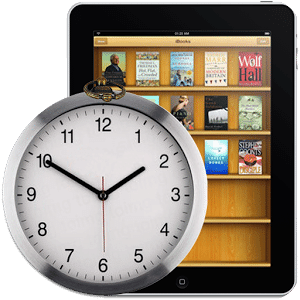 Clock widjet for iBook
