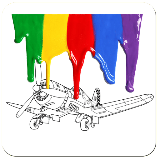 Aircraft Planes Coloring Page