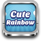 GO Keyboard Cute Rainbow Theme