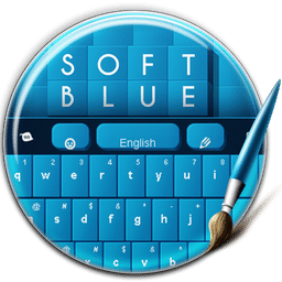 Soft Blue Keyboard