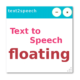 floating txt2speech