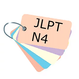 JLPT N4 FLASH CARD 500WO...