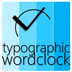 Typographic Word Clock