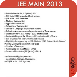 JEE (Main) 2013