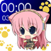 Chibi Luka Clock Widget (2x4)