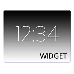 Simple Digital Clock Widget