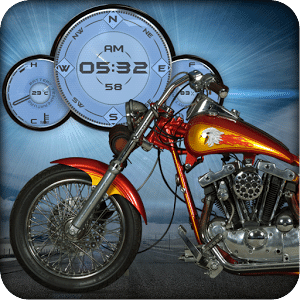 Custom Motorcycle Compass LWP