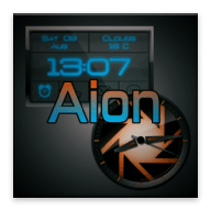 Aion-Zooper clock widget...
