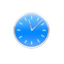 Blue Clock Widget