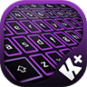 霓虹灯紫键盘