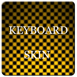Orange Carbon Keyboard Skin