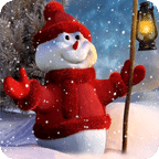 圣诞雪人壁纸 Christmas Snowman LWP