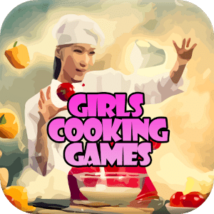 烹饪游戏的女孩