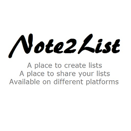 Note2List - free