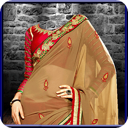Woman saree photo suit