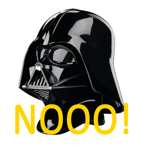 Darth Vader Nooo! Button