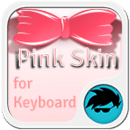 粉红色的皮肤的键盘