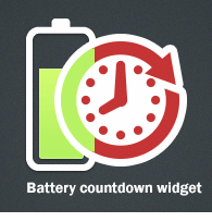 Battery Countdown Timer Widget