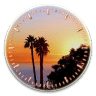 Laguna Sunset Analog Clock