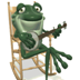 Frog cute musician Live Wallpa