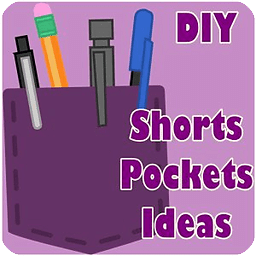 DIY Shorts Pockets Ideas