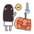 Free Japan Halloween Sticker