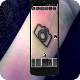 camera tattoo