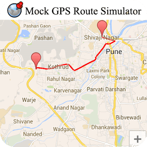 Mock GPS Route Simulator