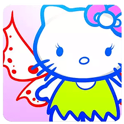 Kitty Coloring Hello Kid...