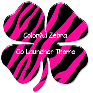 Colorful Zebra Go Launcher EX