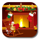 Christmas Fireplace LWP