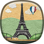 Paper Paris Live Wallpaper