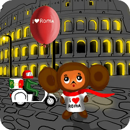 Cheburashka in Rome LW