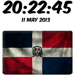 Dominican Republic Clock