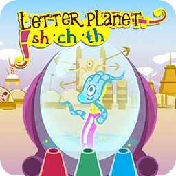 Letter planet: sh, ch, t...