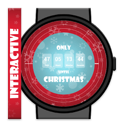 互动圣诞节倒计时表盘:Christmas Countdown Interactive Watch Face