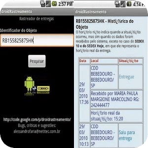 droidRastreamento tracking
