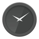 Glass clock widget B -Me Clock