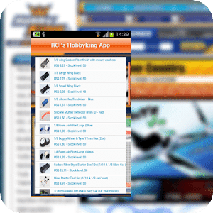 RCI's Hobbyking App