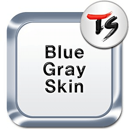 蓝灰色皮肤 for TS 键盘