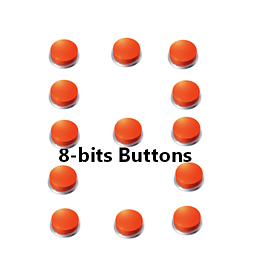8-bits buttons