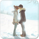 情侣浪漫雪景动态壁纸